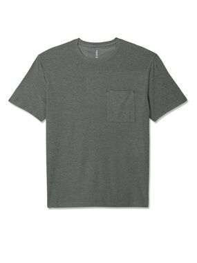 Vuori Men's Short Sleeve Pocket Tee - Olive Green